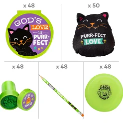 Bulk 242 Pc. Religious Halloween Toy Assortment Kit