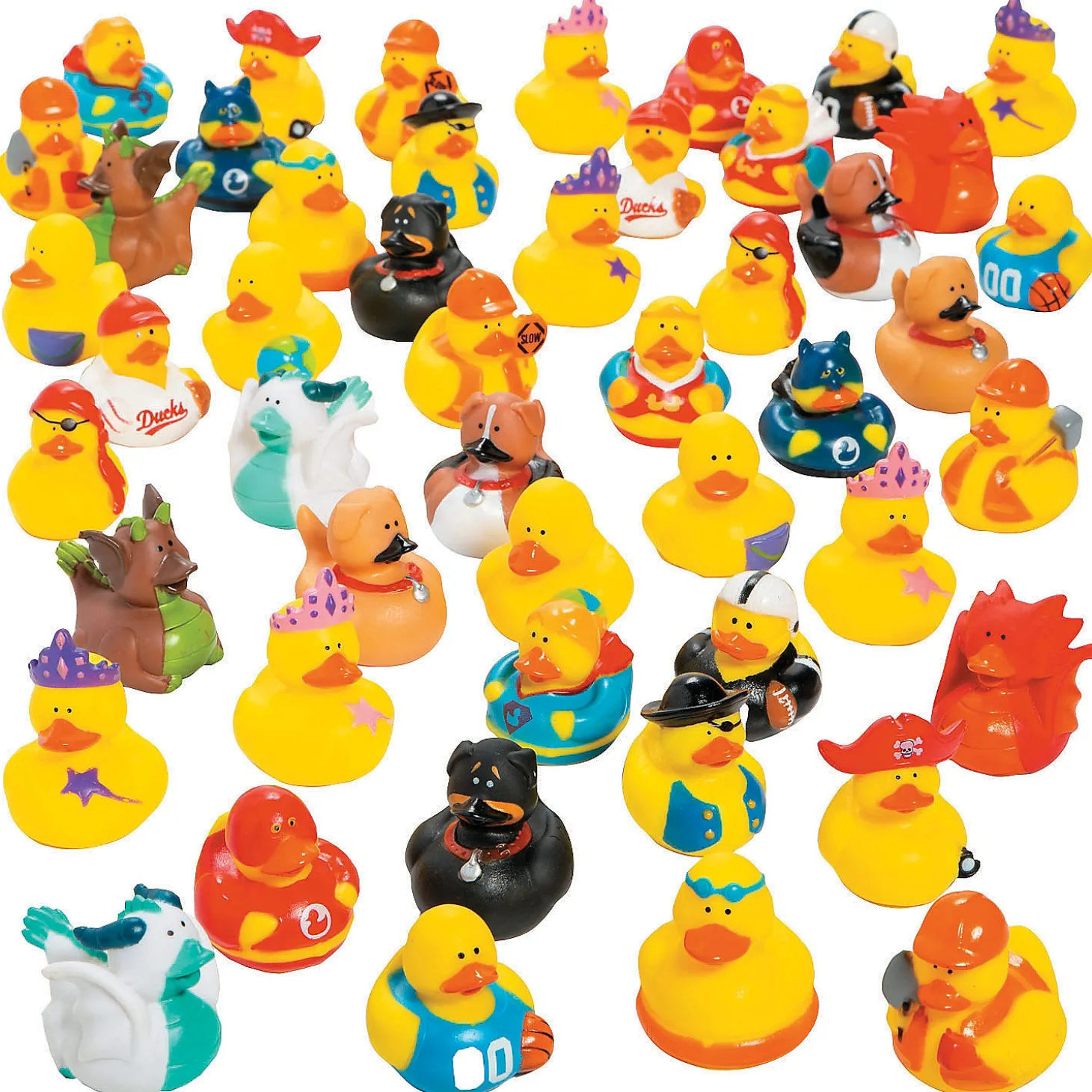 Bulk 50 Pc. Rubber Ducks Assortment