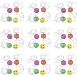 Bulk 48 Pc. Smile Jesus Loves You Return Ball Assortment