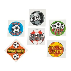 Bulk 72 Pc. Soccer Temporary Tattoos - 72 Pc.
