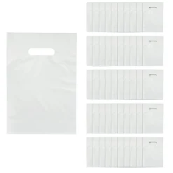 Bulk 50 Pc. Solid Color Plastic Goody Bags