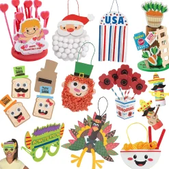 Bulk 132 Pc. Ultimate Holiday Craft Kit Assortment - Makes 132