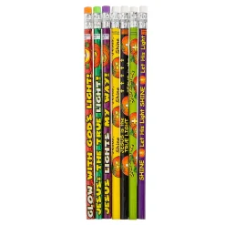 Bulk 48 Pc.Christian Pumpkin Pencil Assortment