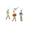 Bulk Halloween Beaded Keychain Craft Kit - Makes 50