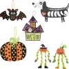 Bulk Halloween Ornament Craft Kit Assortment - Makes 60