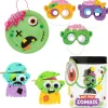 Bulk Halloween Zippy Zombie Craft Kit Assortment - Makes 48