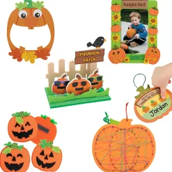 Bulk Perfect Pumpkins Craft Kit Assortment - Makes 72