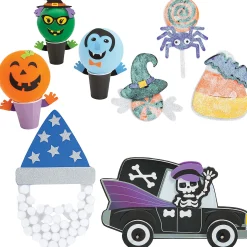 Bulk Value Halloween Craft Kit Assortment - Makes 48