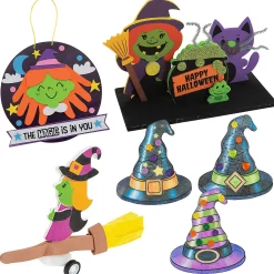 Bulk Value Halloween Witch Craft Kit Assortment - Makes 48