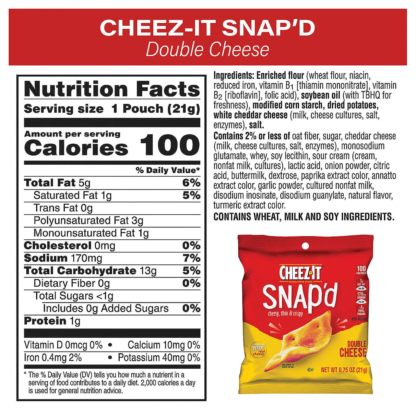 Cheez-It Snack Cracker Variety Pack