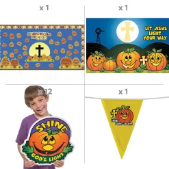 Christian Pumpkin Classroom Decorating Kit - 25 Pc.