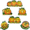 Christian Pumpkin Cutouts - 6 Pc.