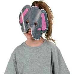 Color Your Own Zoo Animal Masks - 12 Pc.