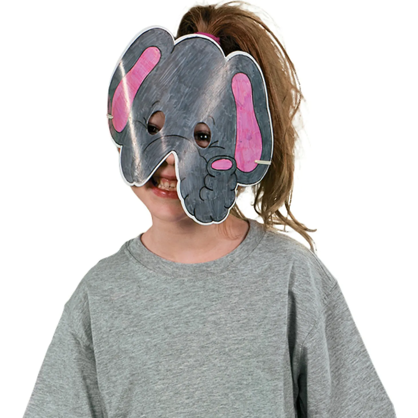 Color Your Own Zoo Animal Masks - 12 Pc.