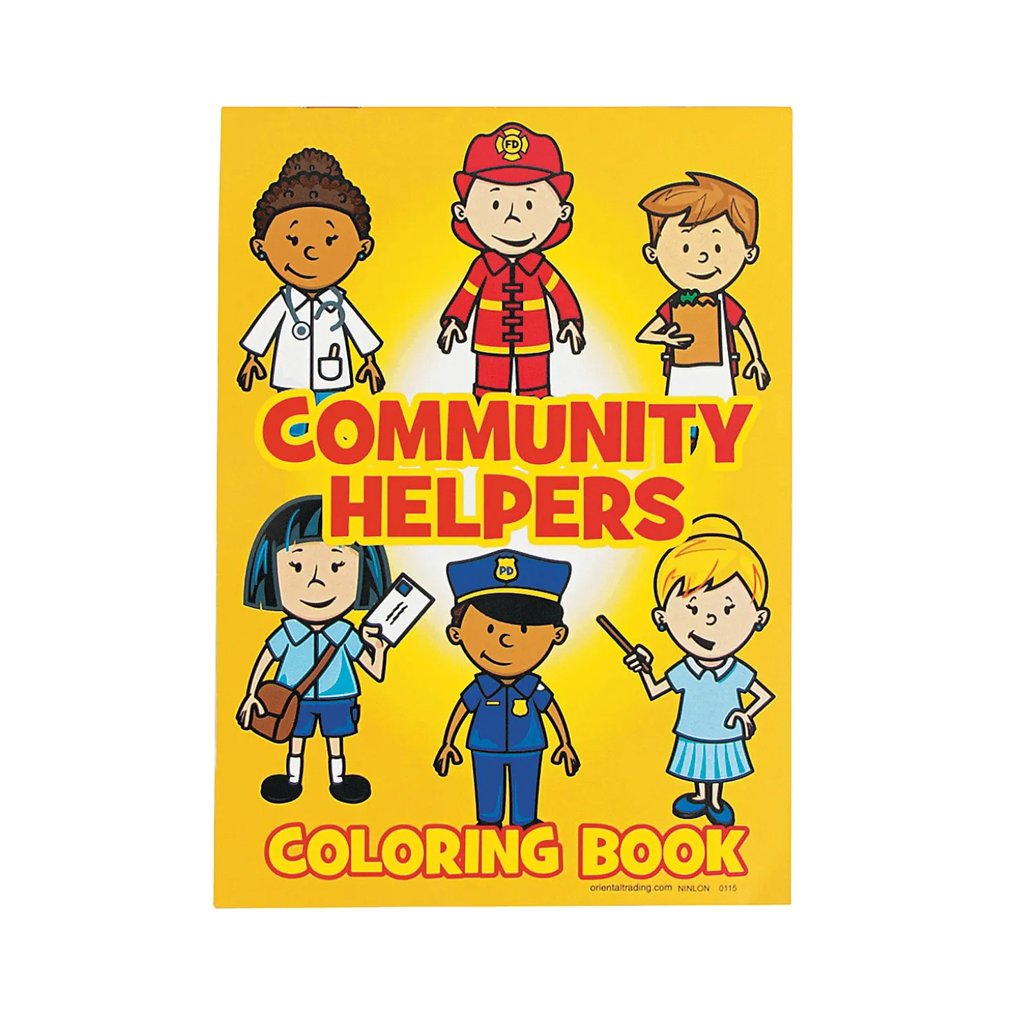 Community Helper Coloring Books - 24 Pc.