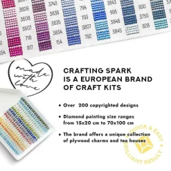 Crafting Spark - Little Witch Csw336 Diamond Painting On Plywood Kit