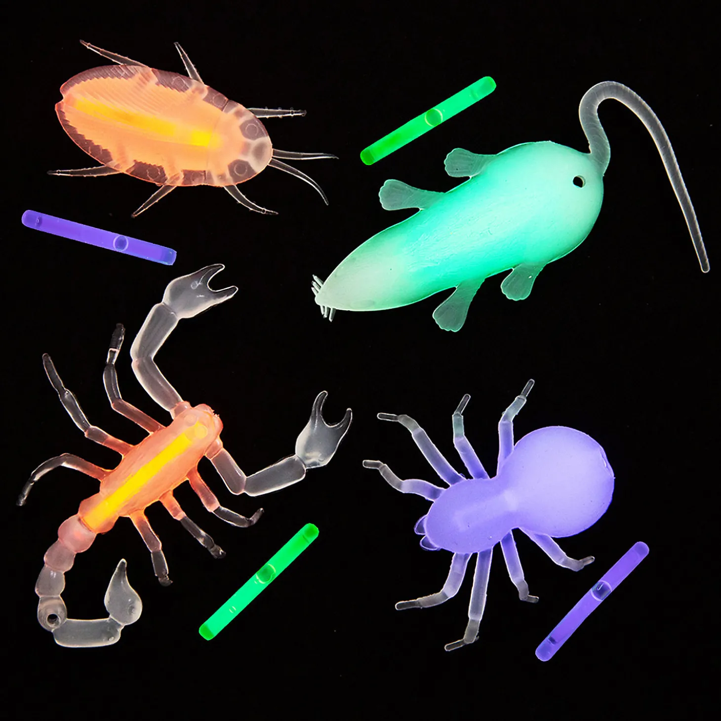 Creepy Glow Creatures – 12 Pc.