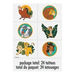 Disney The Lion King Temporary Tattoos - 24 Pc.