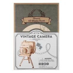 Diy 3D Puzzle 2 Pack Vintage Camera And Gramophone