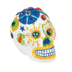 Diy Mini Ceramic Skull - 12 Pc.