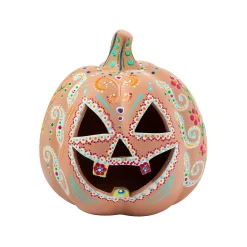 Diy Terra Cotta Jack-O'-Lantern