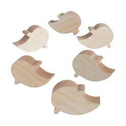 Diy Unfinished Wood Halloween Ghosts - 6 Pc.