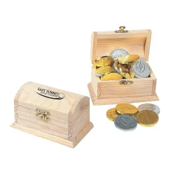 Diy Unfinished Wood Treasure Boxes - 12 Pc.