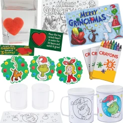 Dr. Seuss™ The Grinch Kids' Table Christmas Activity Kit - 96 Pc.