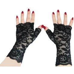 Fingerless Lace Armwarmers