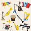Fun Little Toys - Music Themed Mini Building Blocks