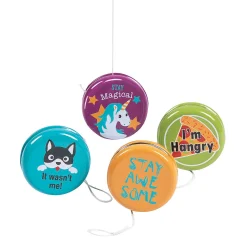 Fun Sayings Yoyos - 12 Pc.