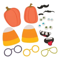 Funny Halloween Face Magnet Craft Kit - Makes 12