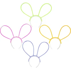 Glow Bunny Ear Headbands - 12 Pc.