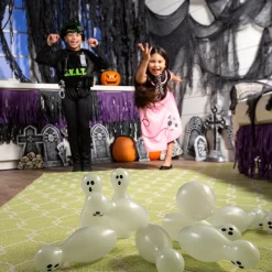 Glow-In-The-Dark Halloween Ghost Bowling Kit