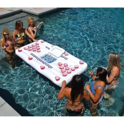 Gopong Pool Party Barge Floating Beer Pong Table