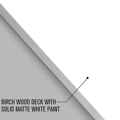 Gosports Regulation Size Wooden Cornhole Set With White Finish - Includes Carrying Case