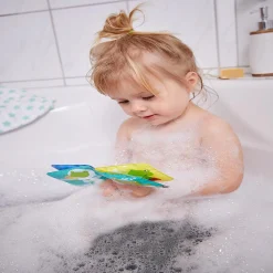Haba Mini Bathtime Book Fritz The Frog With Rattling Effect - Great For Bathtime Or Wading Pool