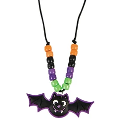 Halloween Bat Necklace Craft Kit - Makes 12