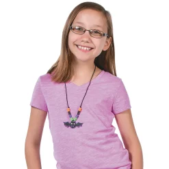 Halloween Bat Necklace Craft Kit - Makes 12