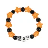 Halloween Boo Beaded Bracelet Craft Kit - Makes 12