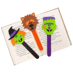 Halloween Character Bookmark Craft Kit - Makes 12