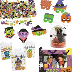 Halloween Craft Assortment Kit For 12