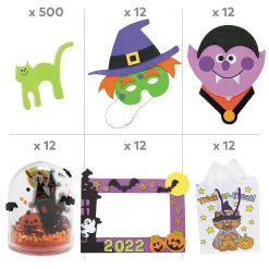 Halloween Craft Assortment Kit For 12