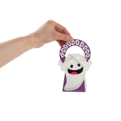 Halloween Ghost Treat Boxes With Handle - 12 Pc.
