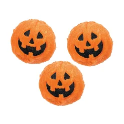 Halloween Jack-O'-Lantern Stuffed Bouncy Balls - 12 Pc.