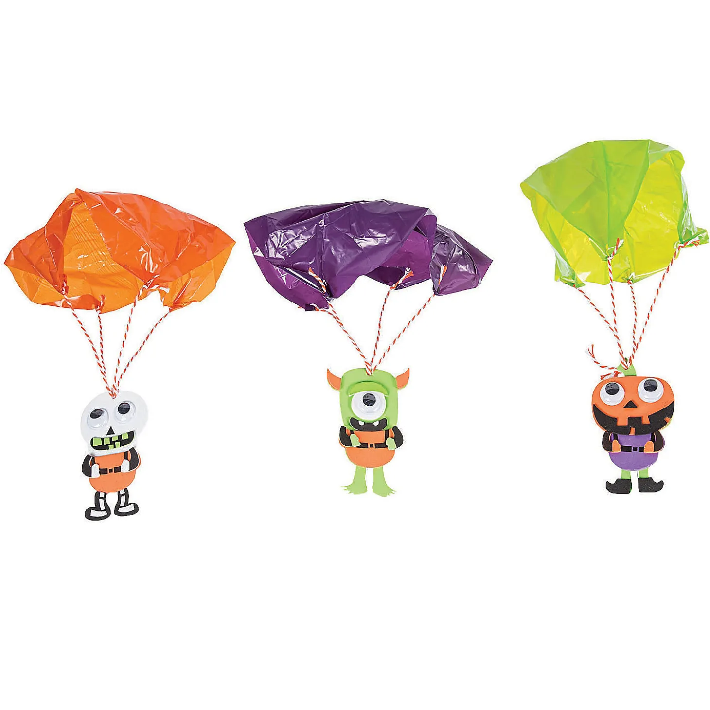 Halloween Parachute Craft Kit - Makes 12