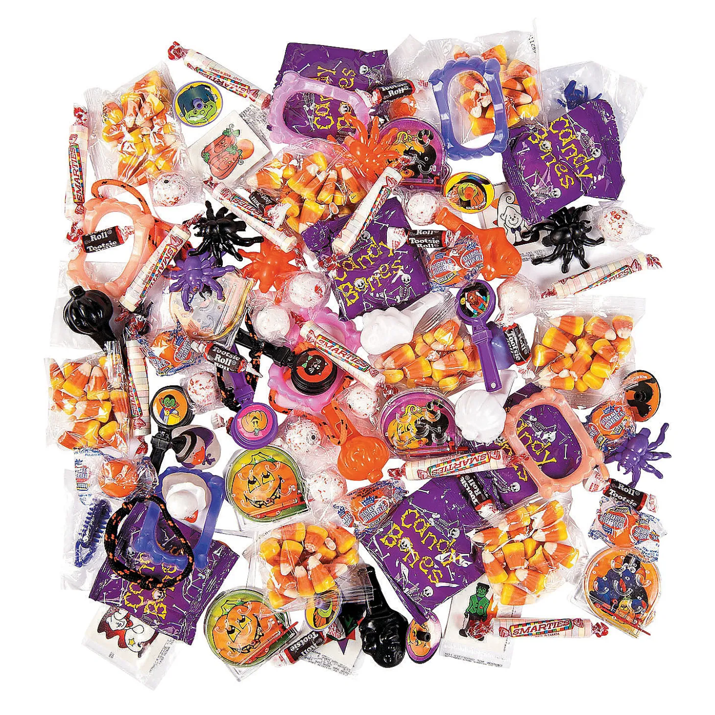 Halloween Pinata Toy & Candy Assortment - 100 Pc.