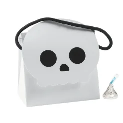 Halloween Skull Head Treat Boxes - 12 Pc.