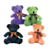 Halloween Stuffed Bears With Ribbon - 12 Pc.