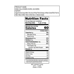 Halloween Swirl Lollipops - 12 Pc.